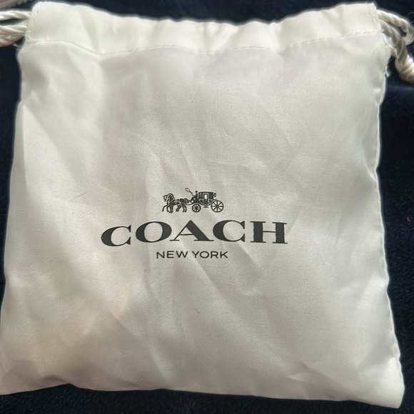 NWT Coach RARE Butterfly Cluster Charm keyring Pink with its pouch - Picture 9 of 9